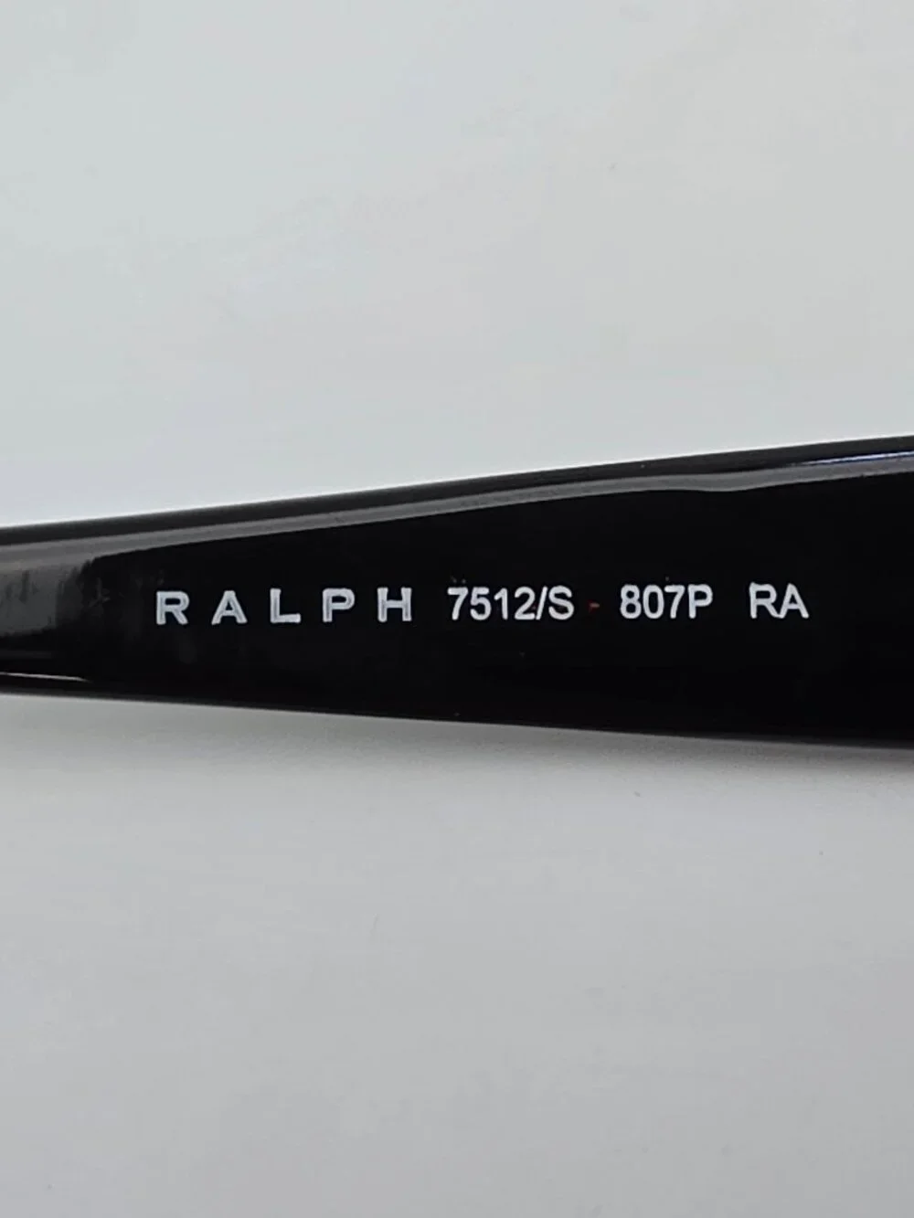 Ralph by Ralph Lauren 7512/S 807P RA Black Sunglasses Frame w/ Case 51-18-130